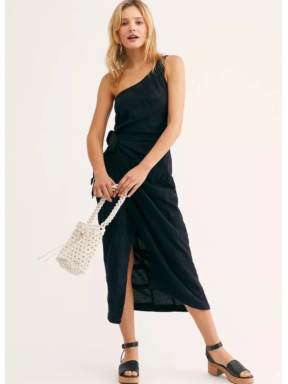 Free People At Leisure One Shoulder MIDI